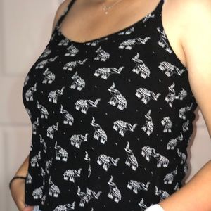 black elephant tank top